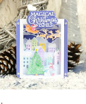 Hunkydory Moonstone Dies - Magical Christmas Town