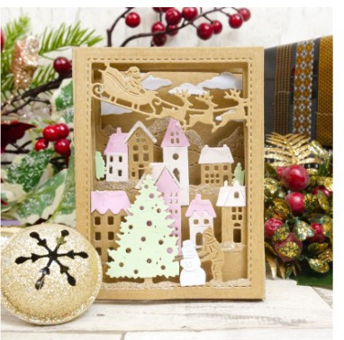 Hunkydory Moonstone Dies - Magical Christmas Town