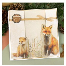 Hunkydory Crafts Winter Woodland Printed Parchment WINTWOOD108