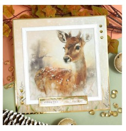 Hunkydory Crafts Winter Woodland Printed Parchment WINTWOOD108