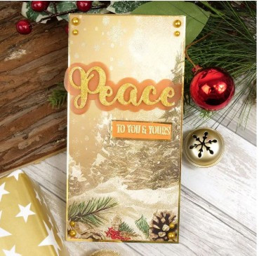 Hunkydory Moonstone Combos - Winter Words - Peace