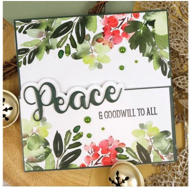 Hunkydory Moonstone Combos - Winter Words - Peace