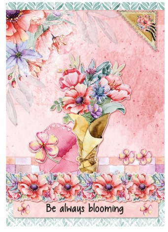 Studio Light Die-Cut Paper Pad Wildflowers Essentials 32sh nr145