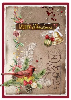 Studio Light- Sticker Sheets- 4 Sheets- Magical Christmas 105x210x2mm nr.13