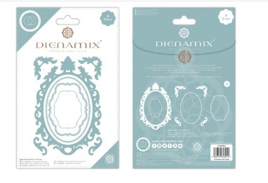 Craft Consortium Ornate Oval Frame A5 Die Set