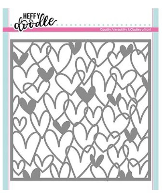Heffy Doodle- Scribble On My Heart Stencil