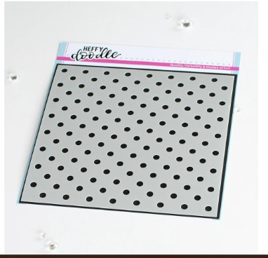 Heffy Doodle- Let's Polka Stencil