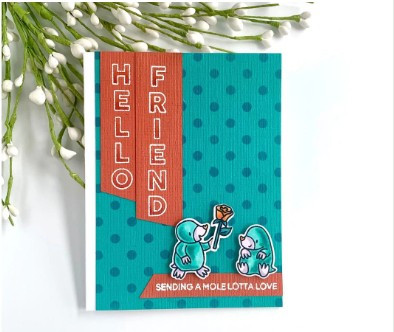 Heffy Doodle- Let's Polka Stencil