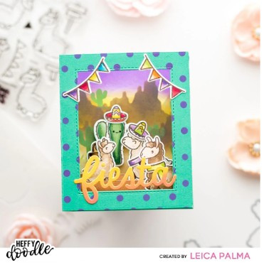 Heffy Doodle- Let's Polka Stencil