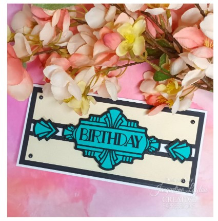 Creative Expressions- Sue Wilson- Art Deco Collection- Ornate Labels Craft Die