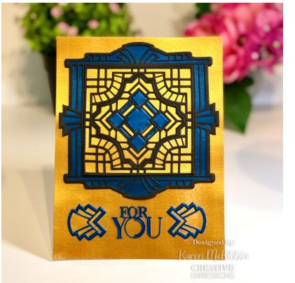 Creative Expressions- Sue Wilson- Art Deco Collection- Ornate Labels Craft Die