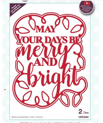 Creative Expressions-Sue Wilson- Festive Collection- All In One- Merry & Bright