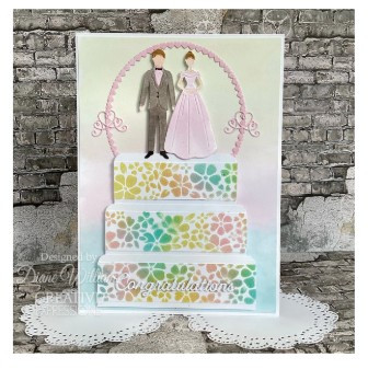 Creative Expressions- Jamie Rodgers- Everlasting Love Collection- Perfect Couple Craft Die