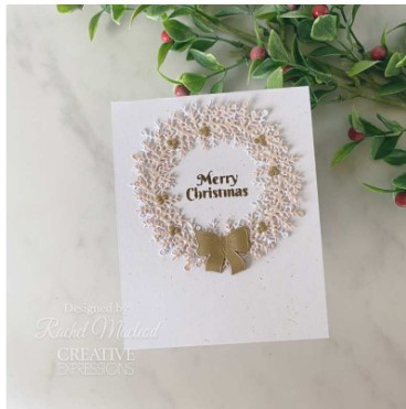 Creative Expressions- Sue Wilson- Festive Collection- Build a Wreath Craft Die