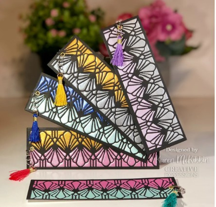 Creative Expressions- Sue Wilson- Art Deco Collection-Fan Border Craft Die