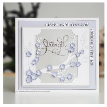 Creative Expressions Sue Wilson- Circle Sayings Collection- Strength Craft Die
