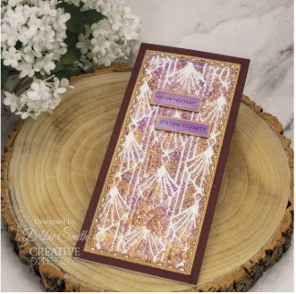 Creative Expressions- Sue Wilson- Art Deco Collection- Fan Background Craft Die