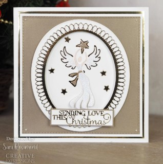 Creative Expressions- Sue Wilson Die- Festive Collection- Christmas Angel 2021