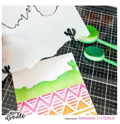 Heffy Doodle- Arizona Stencil