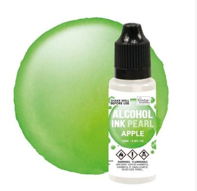 Couture Creations Alcohol Ink Pearl Apple