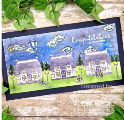 Creative Expressions- Sue Wilson- Miniature Village Collection- Primrose Cottage Craft Die