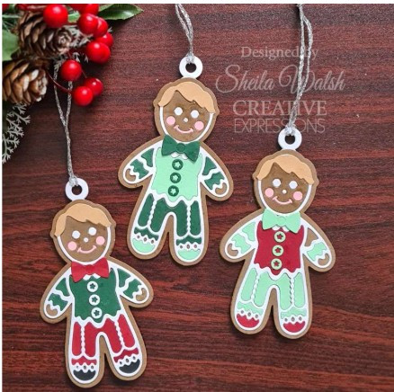 Creative Expressions- Paper Cuts Festive Collection- Gingerbread Boy Craft Die