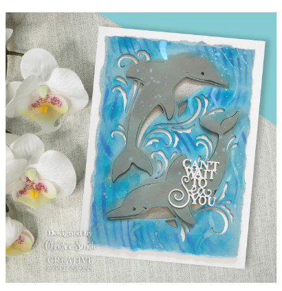 Creative Expressions- Paper Cuts Cut & Lift Collection- Dolphin Dive Craft Die