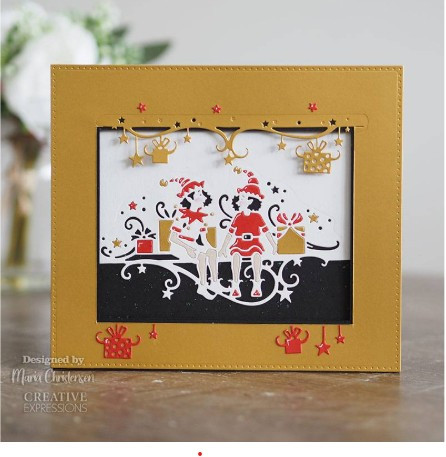 Creative Expressions- Paper Cuts Double Edger- Santa's HelpersCraft Die
