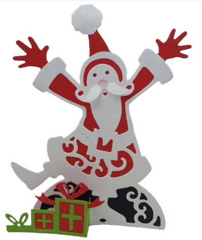 Creative Expressions- Paper Cuts 3D Collection - Santa