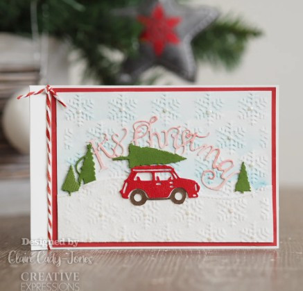 Creative Expressions- Paper Cuts Collection- It's Christmas Edger Craft Die