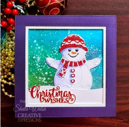 Creative Expressions- Paper Cuts Festive Collection- Snowman Craft Die