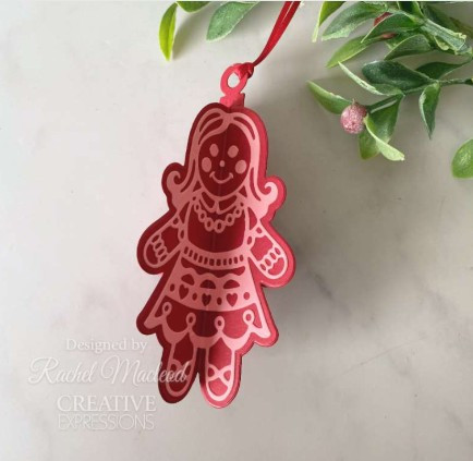 Creative Expressions- Paper Cuts Festive Collection- Gingerbread Girl Craft Die