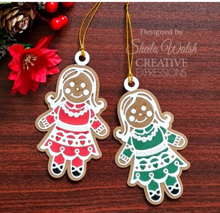 Creative Expressions- Paper Cuts Festive Collection- Gingerbread Girl Craft Die