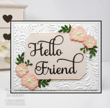 Creative Expressions- Sue Wilson- Layered Flowers Collection- Posy Craft Die