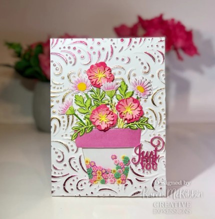 Creative Expressions- Sue Wilson- Layered Flowers Collection- Posy Craft Die