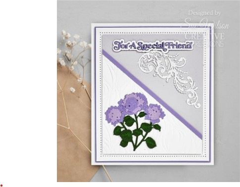 Creative Expressions- Sue Wilson- Layered Flowers Collection- Hydrangea Craft Die