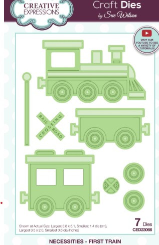 Creative Expressions- Sue Wilson- Necessities Collection- First Train Craft Dies