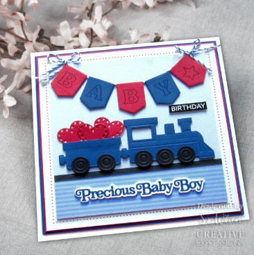 Creative Expressions- Sue Wilson- Frames & Tags Collection- Mini Bunting Flags Craft Die
