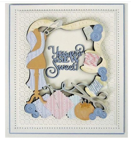 Creative Expressions- Sue Wilson- Frames and Tags Collection- Sew Sweet
