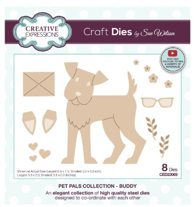 Creative Expressions- Pet Pals Collection- Buddy Craft Die Sue Wilson