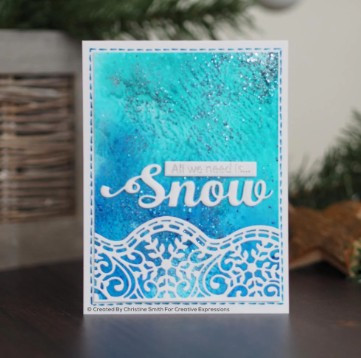 Creative Expressions- Sue Wilson- Festive Endless Options- Jewelled Background