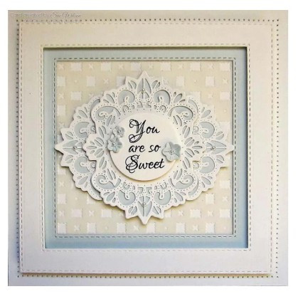 Creative Expressions- Sue Wilson- Filigree Artistry Collection- Diagonal Background