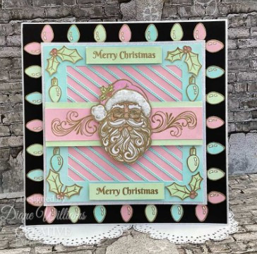 Creative Expressions- Sue Wilson- Festive Collection- Pierced Lattice Background Craft Die