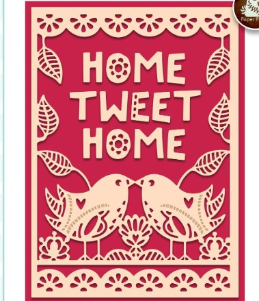 Creative Expressions- Paper Panda- Home Tweet Home Craft Die