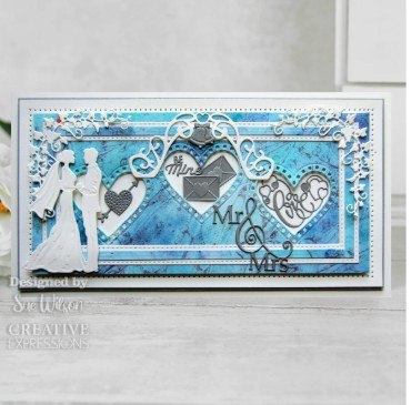 Creative Expressions- Sue Wilson- Finishing Touches Collection- Heart Accessories Craft Die