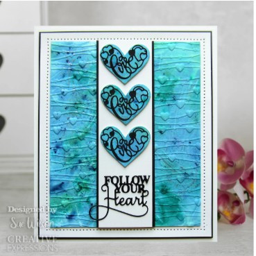 Creative Expressions- Sue Wilson- Finishing Touches Collection- Heart Accessories Craft Die