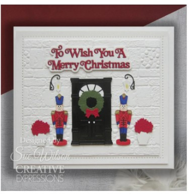 Creative Expressions- Sue Wilson- Festive Collection- Yuletide Welcome Craft Die