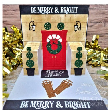 Creative Expressions- Sue Wilson- Festive Collection- Yuletide Welcome Craft Die