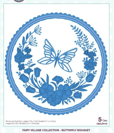 Creative Expressions- Jamie Rodgers- Fairy Village Collection- Butterfly Bouquet Craft Die