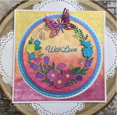 Creative Expressions- Jamie Rodgers- Fairy Village Collection- Butterfly Bouquet Craft Die